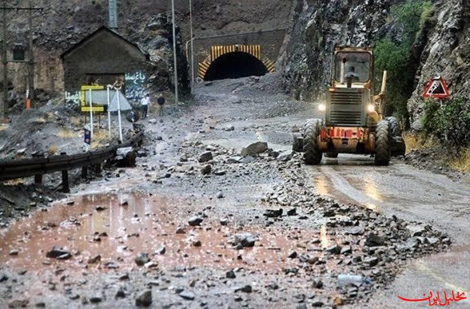  تحلیل ایران -احتمال ریزش سنگ و رانش زمین در جاده‌های شمال 