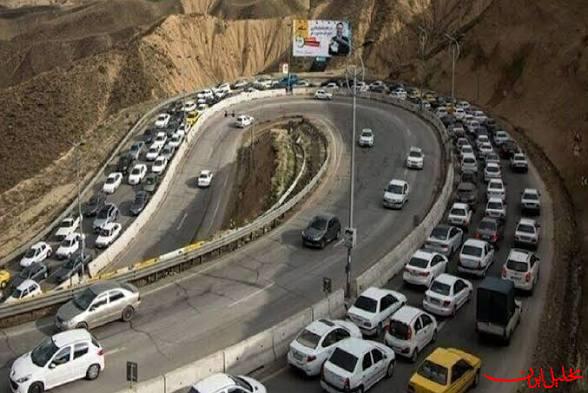  تحلیل ایران -ترافیک سنگین در کندوان و هراز